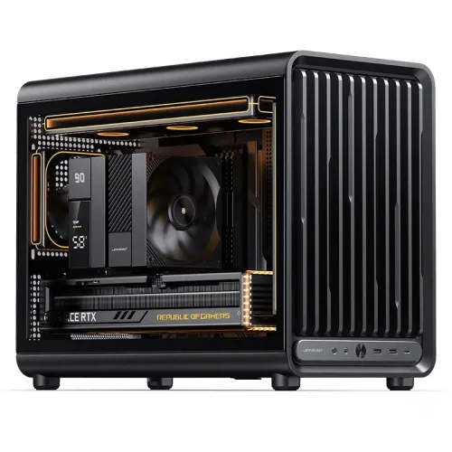 Case PC JONSBO D33 Black – Mini Tower M-ATX| VGA 435m| AIO 360mm